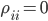 \rho_{ii}=0