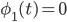 \phi_1(t)=0