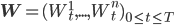 \mathbf{W}=(W_t^1,...,W_t^n)_{0\leq t\leq T}