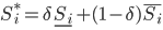 S_i^*=\delta\underline{S_i}+(1-\delta)\bar{S_i}