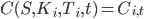 C(S,K_i,T_i,t)=C_{i,t}