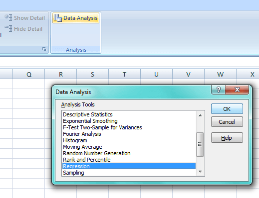 ADF тест для парного трейдинга в Excel