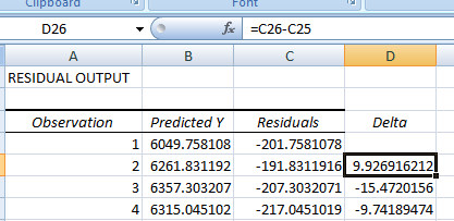 ADF тест для парного трейдинга в Excel